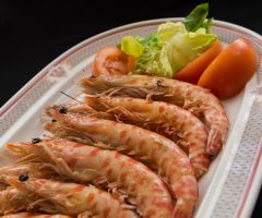 Langostinos tigre plancha Langostinos tigre plancha