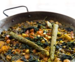Paella de verduras Paella de verduras