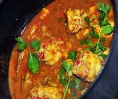 Arroz con carabineros caldoso o meloso Arroz con carabineros caldoso o meloso