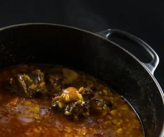 Arroz con rabo de toro caldoso Arroz con rabo de toro caldoso